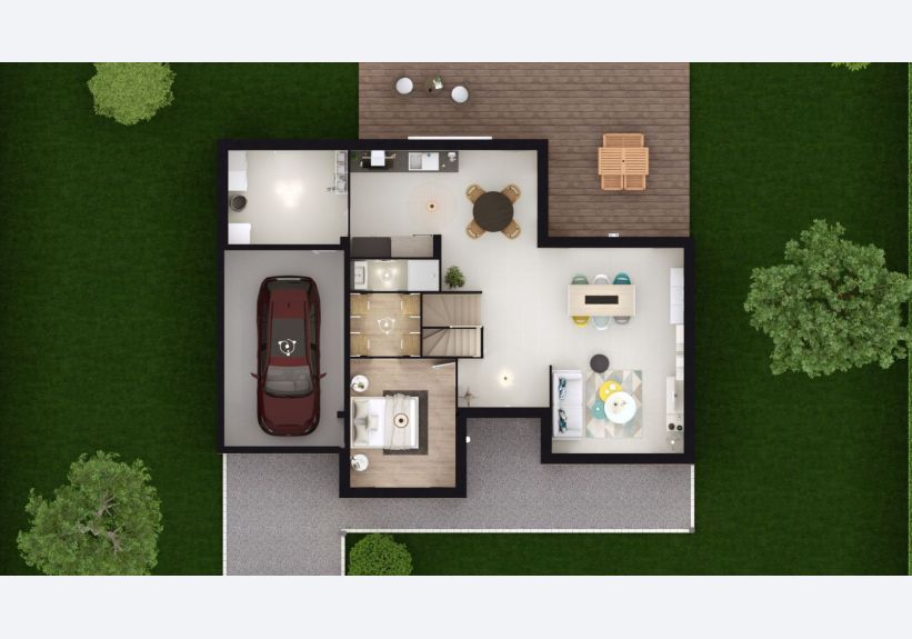 Image du modèle de maison ADONIS 4G - 139 - DESSUS RDC