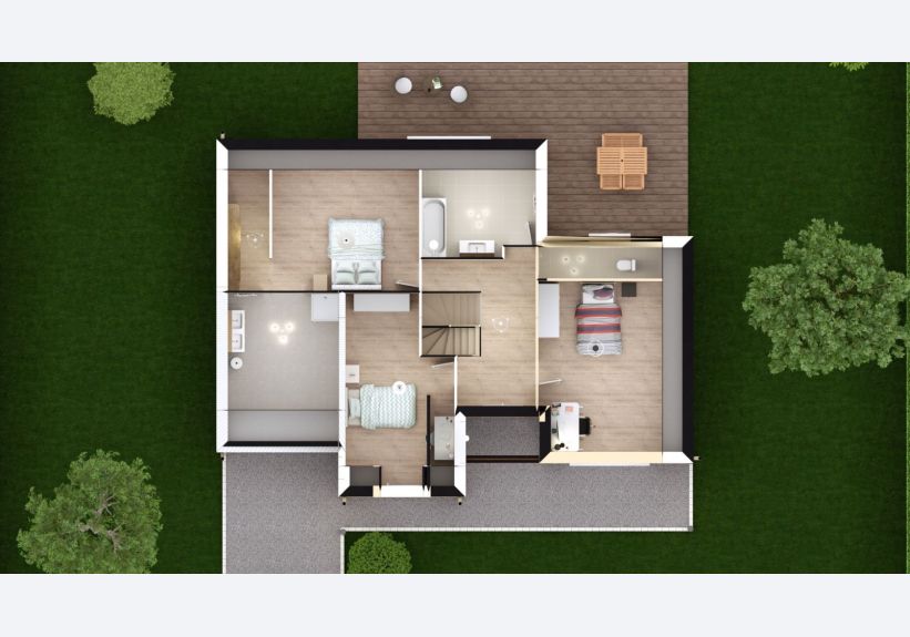Image du modèle de maison ADONIS 4G - 139 - DESSUS COMBLES