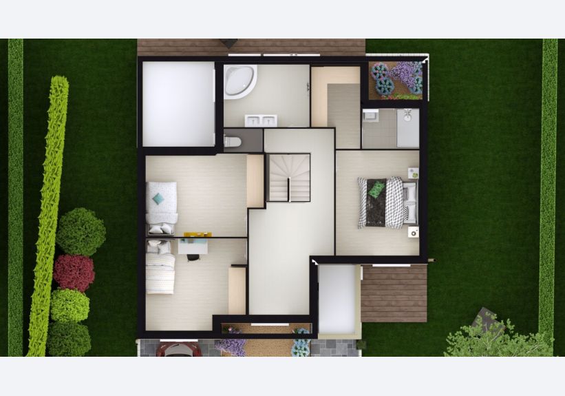 Image du modèle de maison SILENE 4G-134 - DESSUS ETAGE