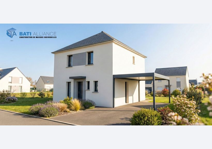 Image du modèle de maison MET44 - 1 Vue Avt