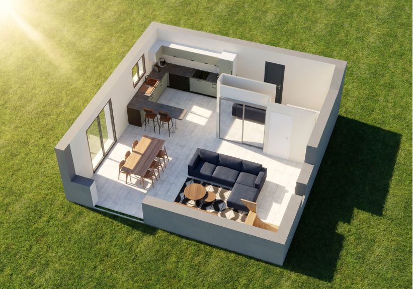 Image du modèle de maison MET44 - 3 Vue Int
