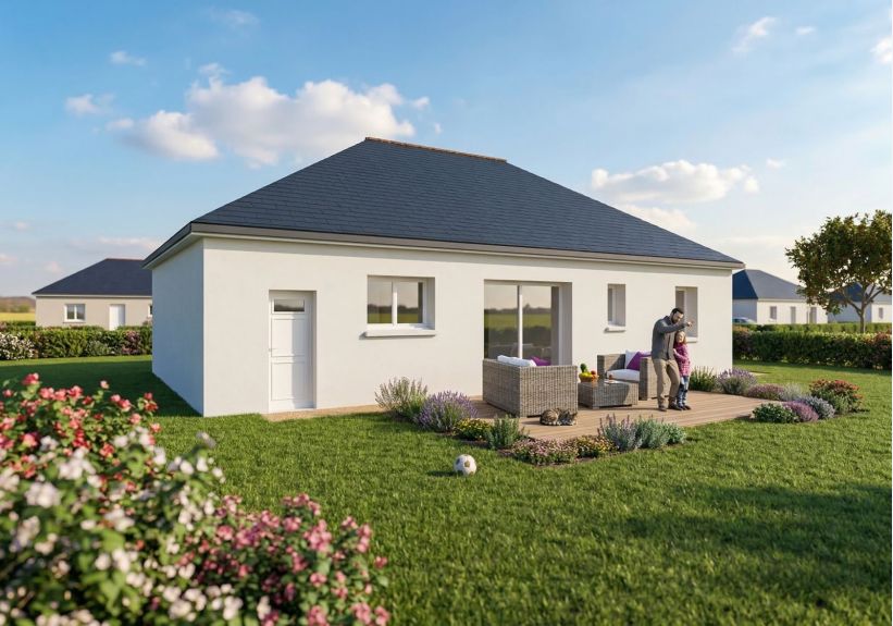 Image du modèle de maison MPP09 - Vue2Arr