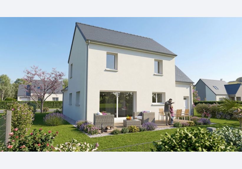 Image du modèle de maison MET09 Vue2arr