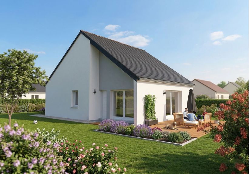 Image du modèle de maison MPP13 - Vue2Arr