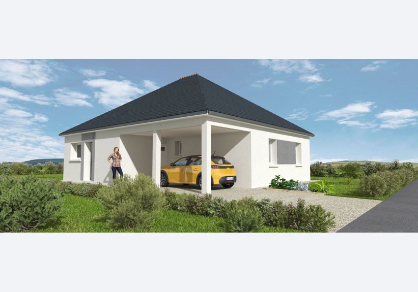 Image du modèle de maison MPP45 Vue1 Avt
