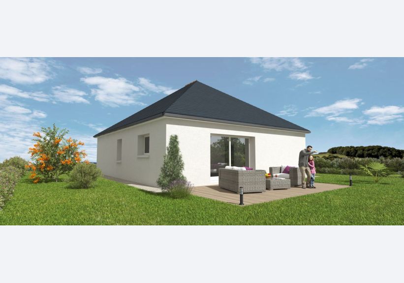 Image du modèle de maison MPP45 Vue2 Arr