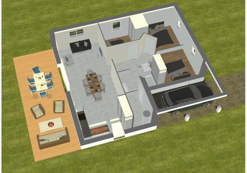 Image du modèle de maison MPP45 Vue3 Int