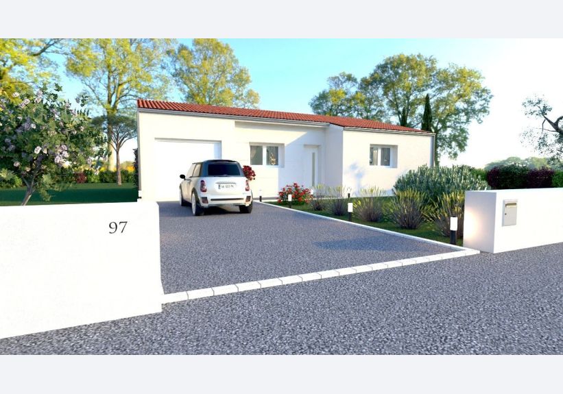Image du modèle de maison VUE FACADE AVANT