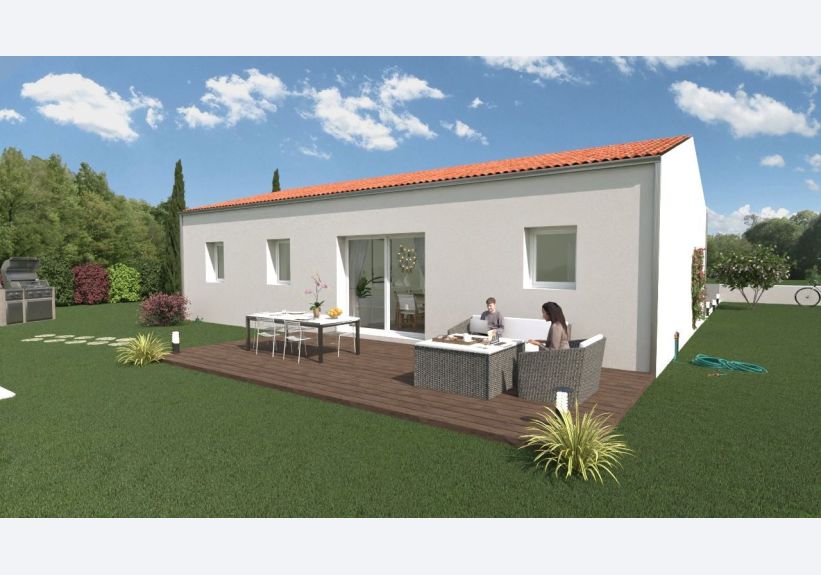 Image du modèle de maison VUE FACADE ARRIERE