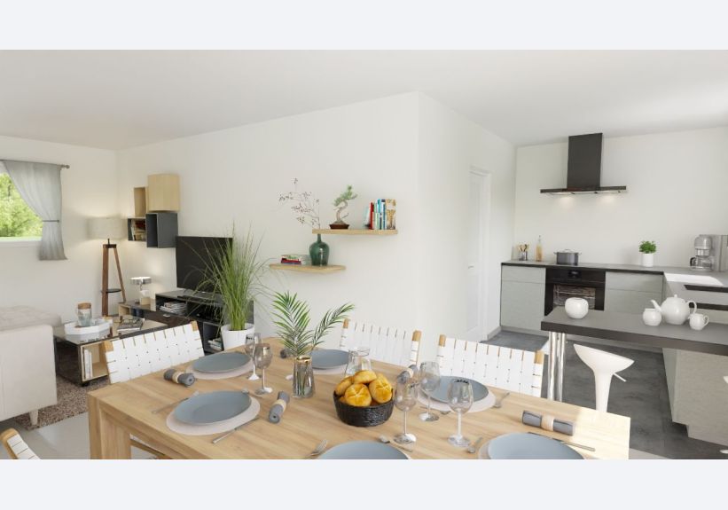Image du modèle de maison VUE SEJOUR CUISINE