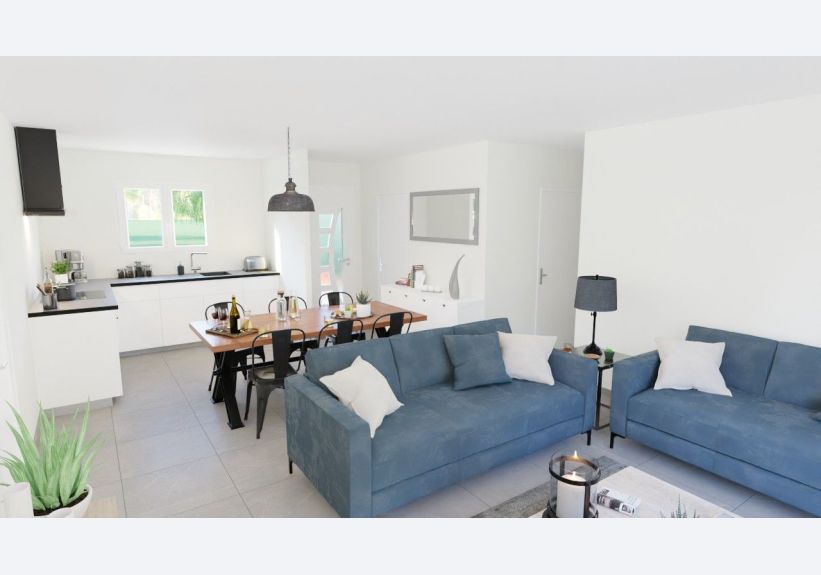 Image du modèle de maison VUE SALON-CUISINE