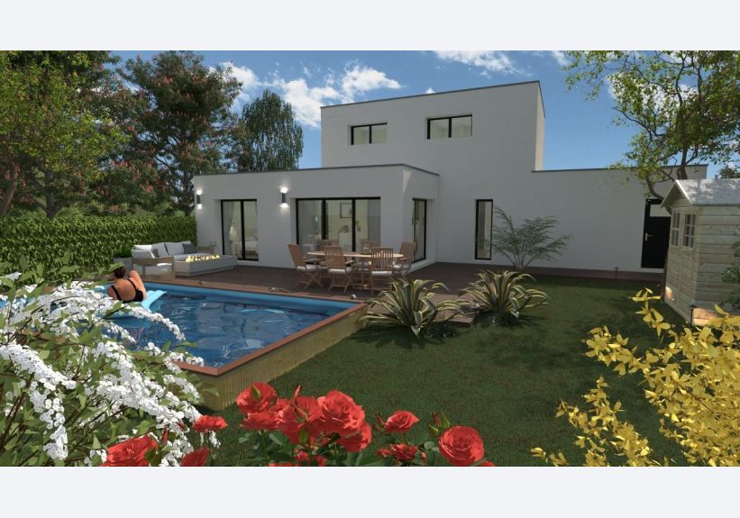Image du modèle de maison FACADE ARRIERE