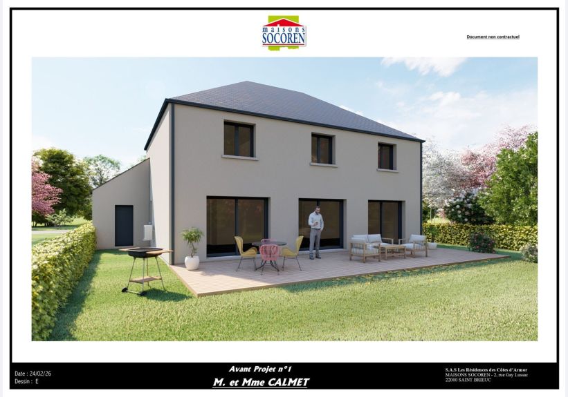 Image du modèle de maison pers arrière