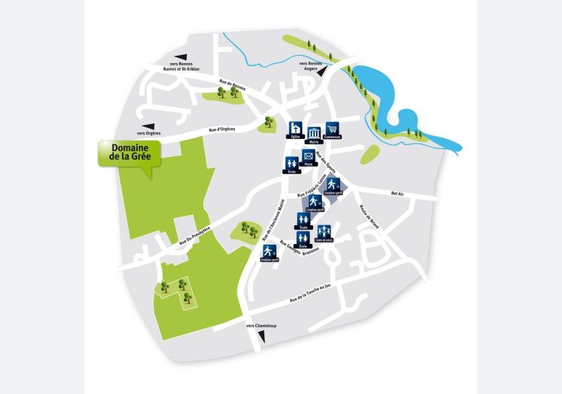 Image du modèle de maison 12-Zac de la gree-plan de quartier