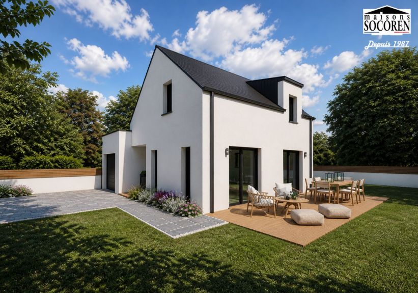 Image du modèle de maison PERS R+C + garage