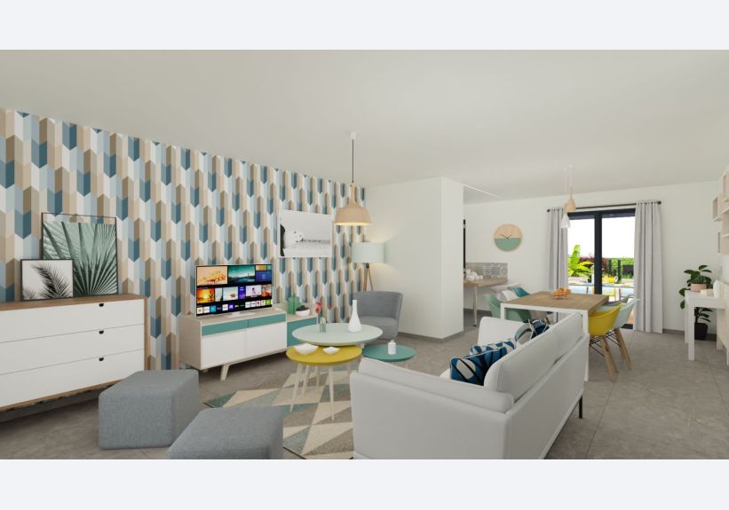 Image du modèle de maison Vue salon