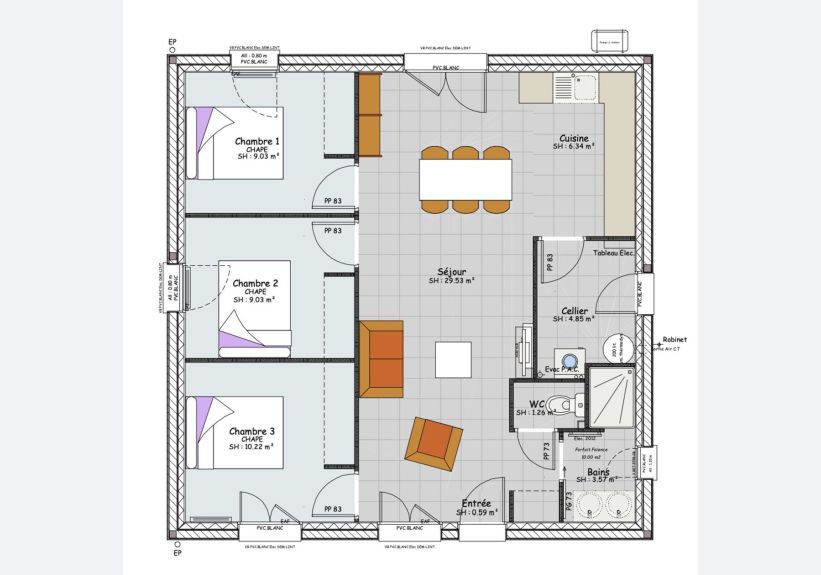 Image du modèle de maison KRAY75EVO