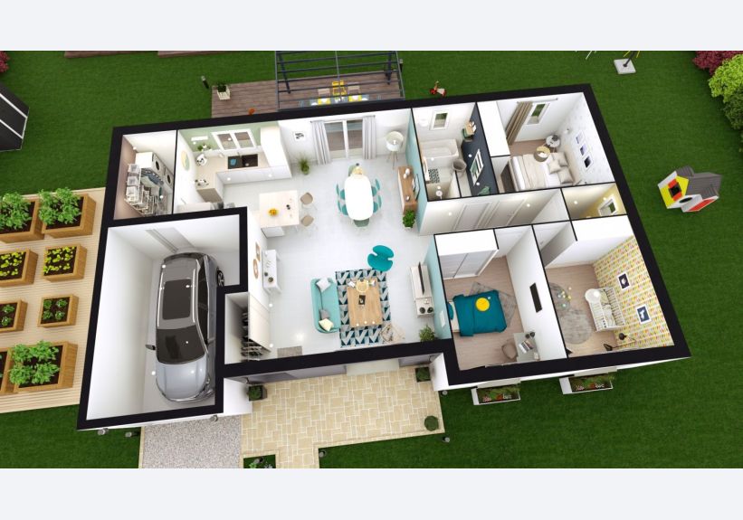 Image du modèle de maison ADRIANA axo