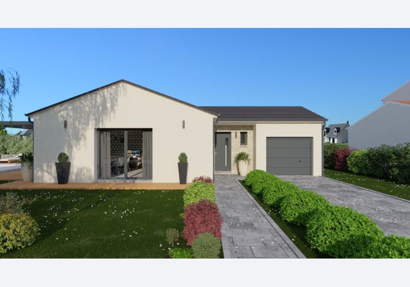 Image du modèle de maison Vue devant ardoisé