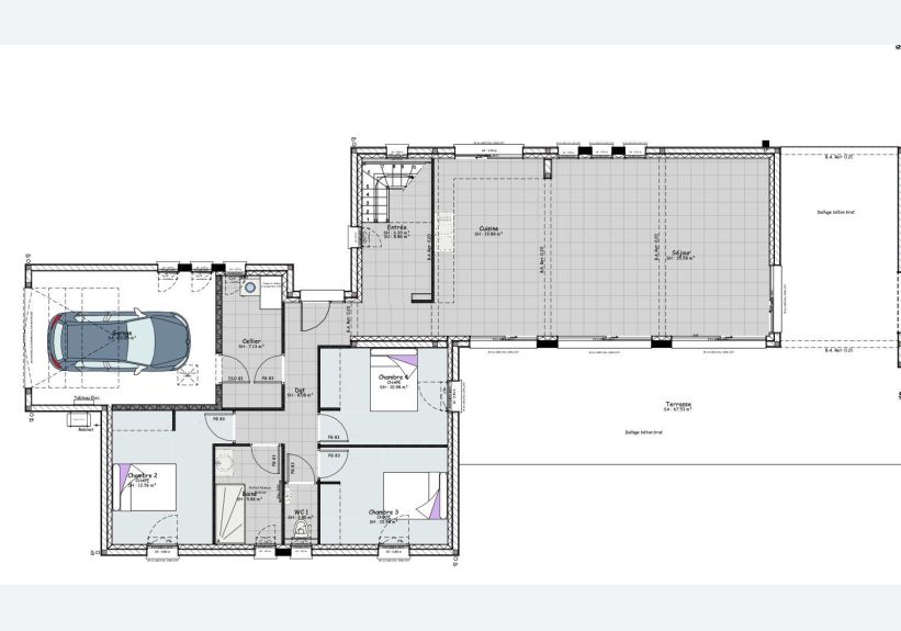 Image du modèle de maison plan rdc