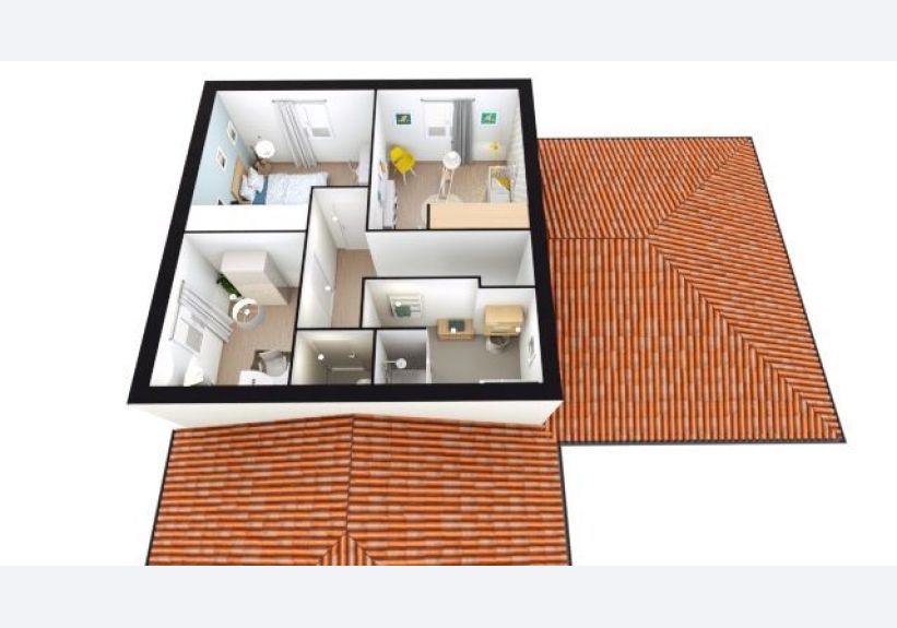 Image du modèle de maison DIANA axo étage