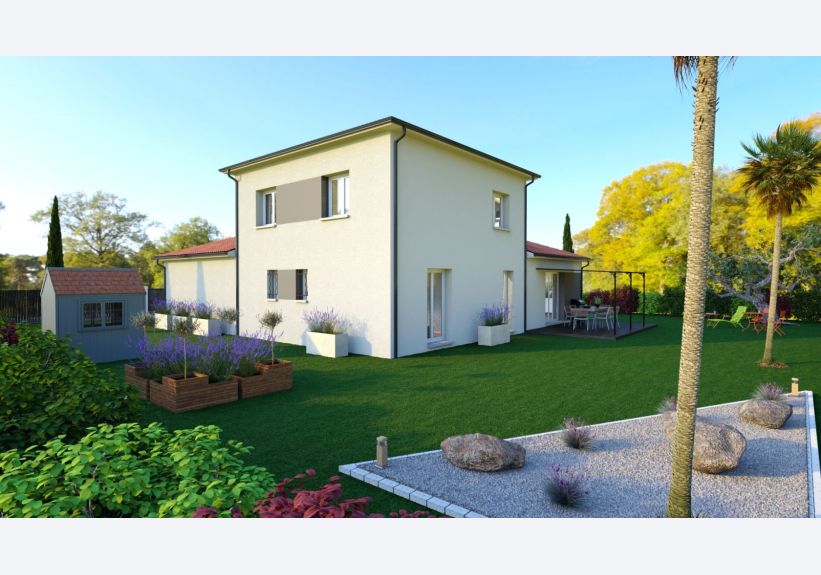 Image du modèle de maison DIANA extérieur arrière 1