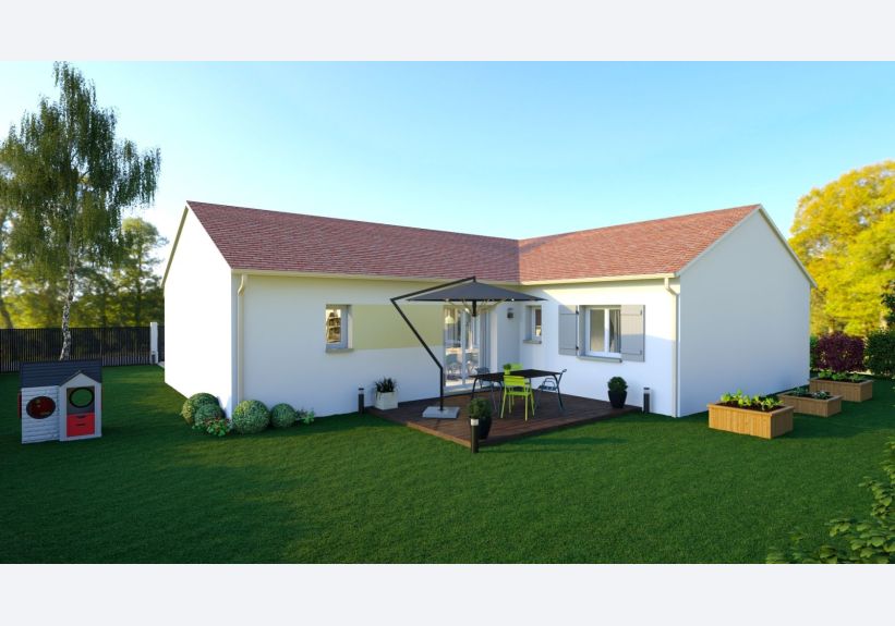 Image du modèle de maison KATIA extérieur arrière 1