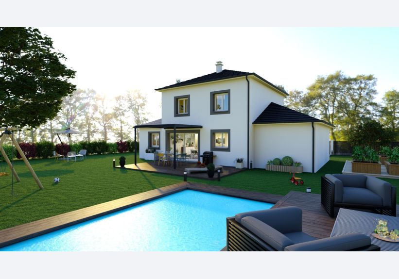 Image du modèle de maison CLEA extérieur arrière 1