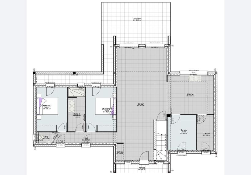 Image du modèle de maison RDC