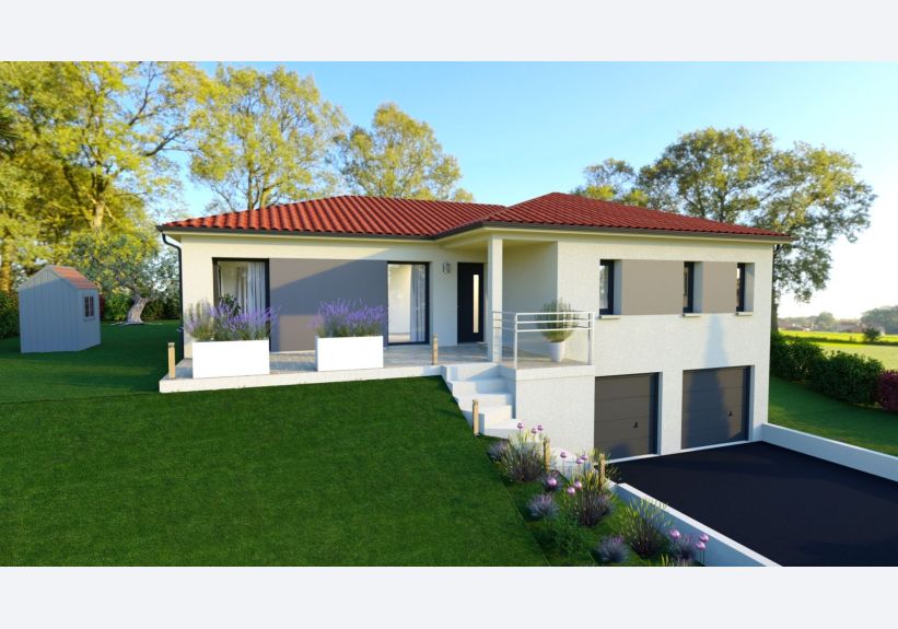 Image du modèle de maison LEA extérieur avant 1