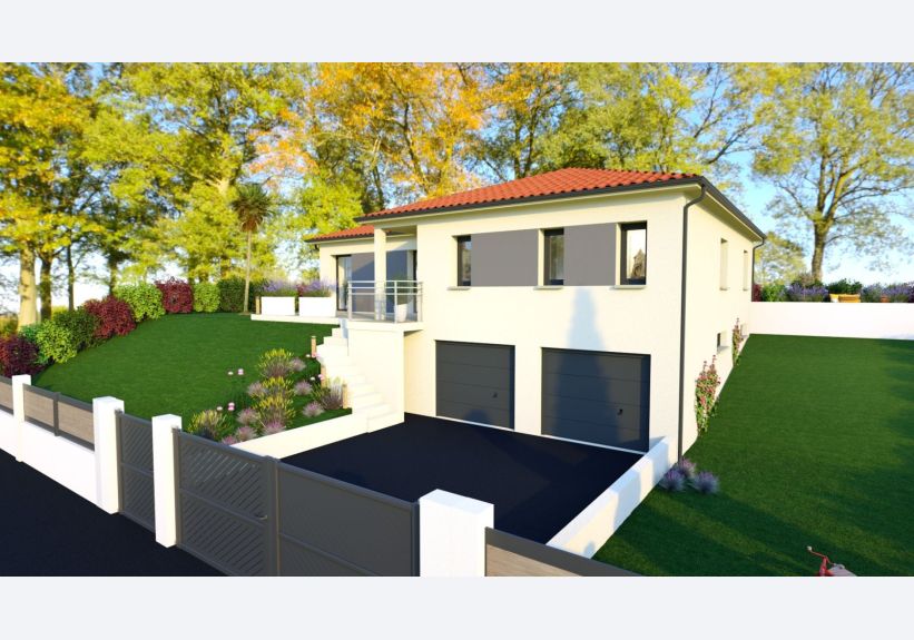 Image du modèle de maison LEA extérieur avant 2