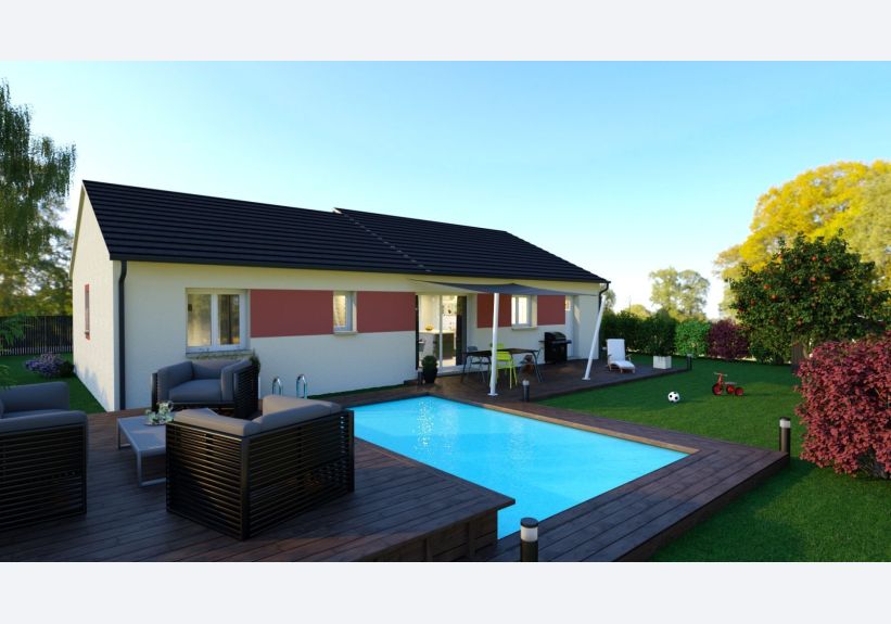 Image du modèle de maison ALEXIA extérieur arrière 1