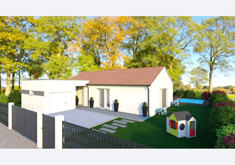 Image du modèle de maison TINA extérieur avant 1