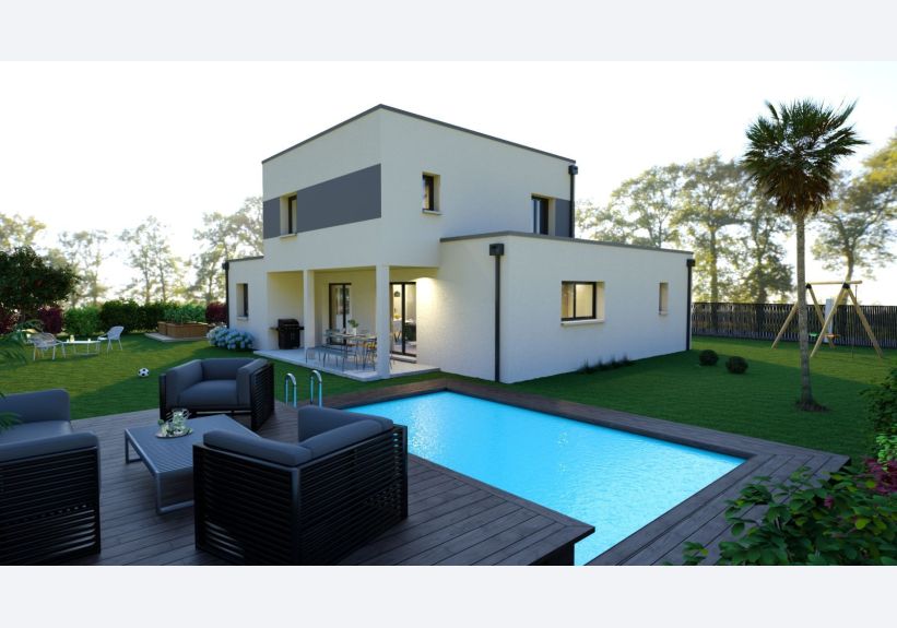 Image du modèle de maison SOFIA extérieur arrière 1