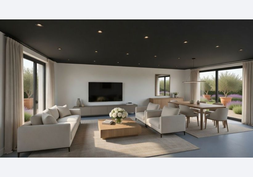 Image du modèle de maison séjour salon