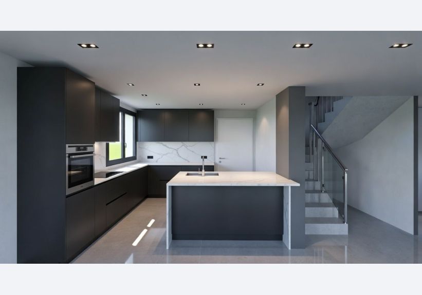 Image du modèle de maison cuisine