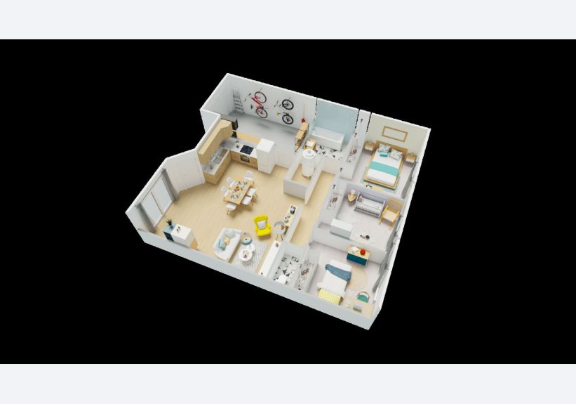 Image du modèle de maison 1axo
