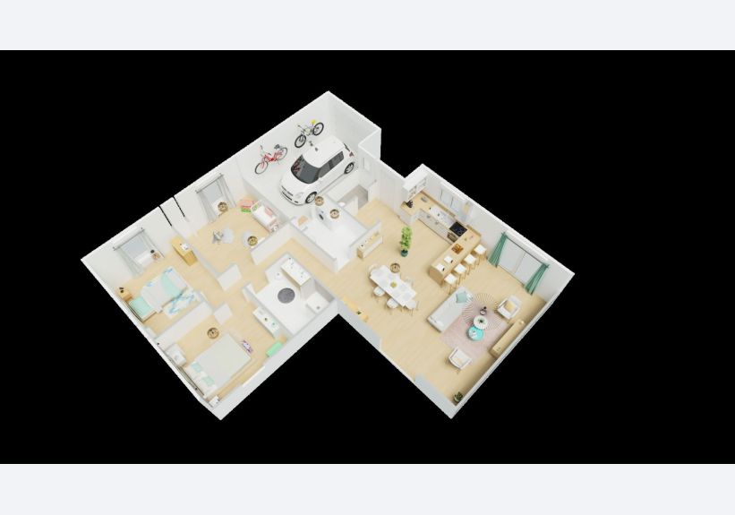 Image du modèle de maison 1axo