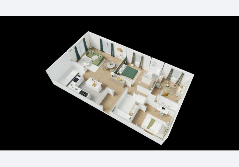 Image du modèle de maison 1axo