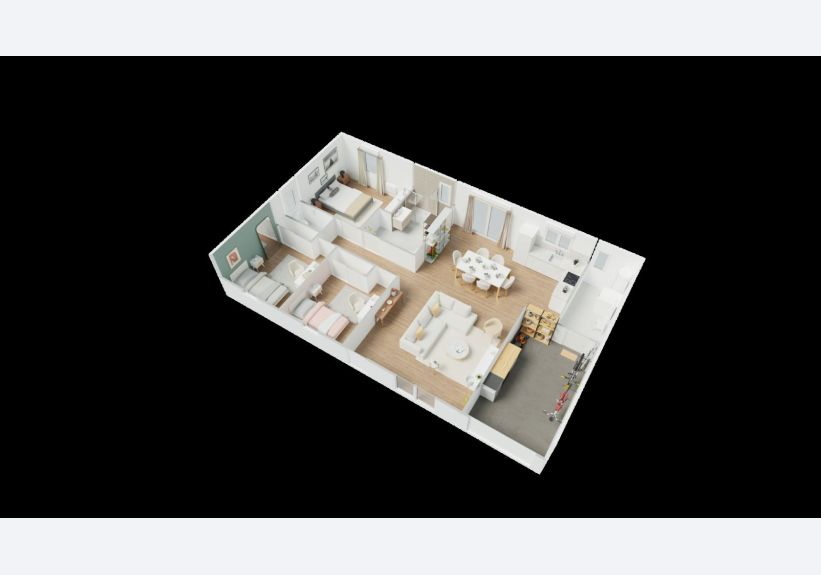 Image du modèle de maison 1axo
