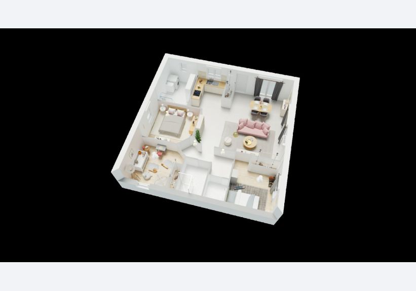 Image du modèle de maison 1axo