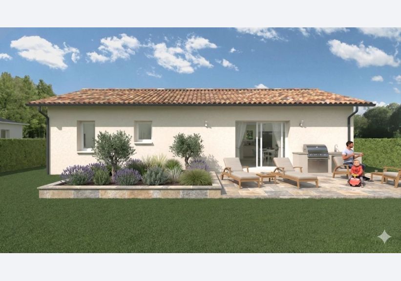Image du modèle de maison facade arrière