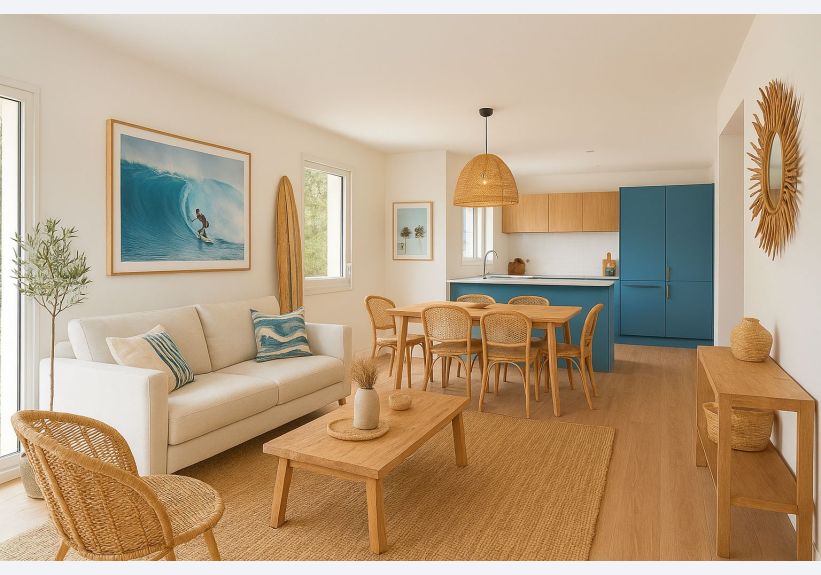 Image du modèle de maison rectangle interieur surf