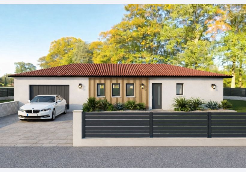 Image du modèle de maison bellegarde avant