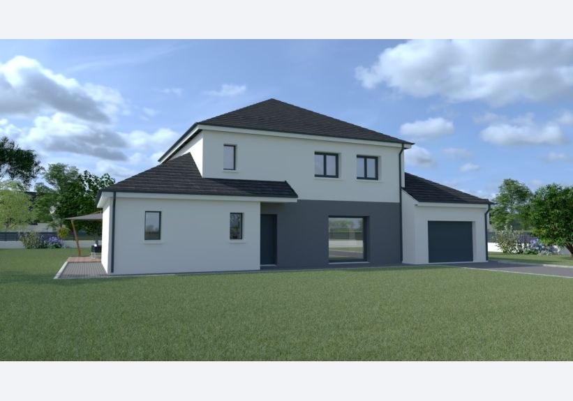 Image du modèle de maison DE4P-619-GA-GR-AV