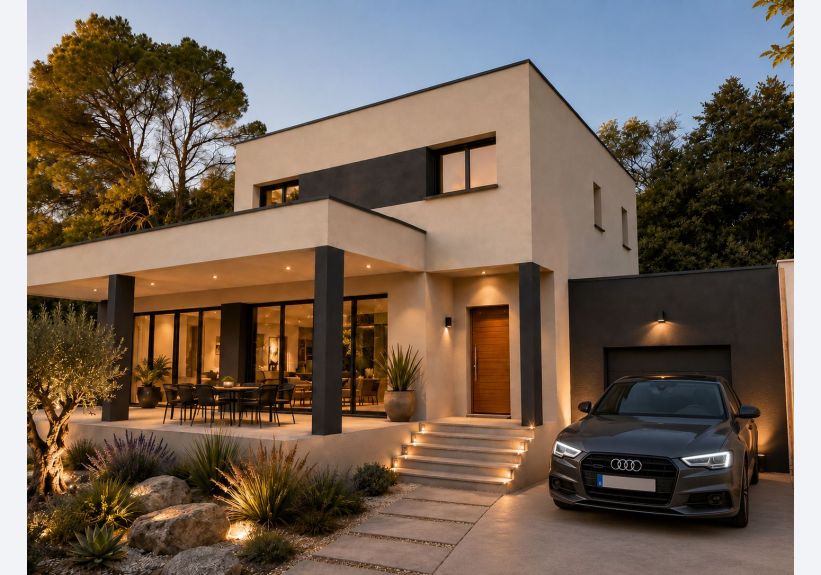 Image du modèle de maison 106M² + 16M² garage