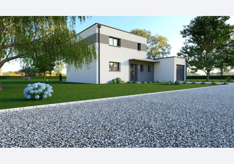 Image du modèle de maison 4 Visuel toit plat