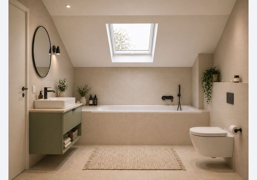 Image du modèle de maison salle de bain