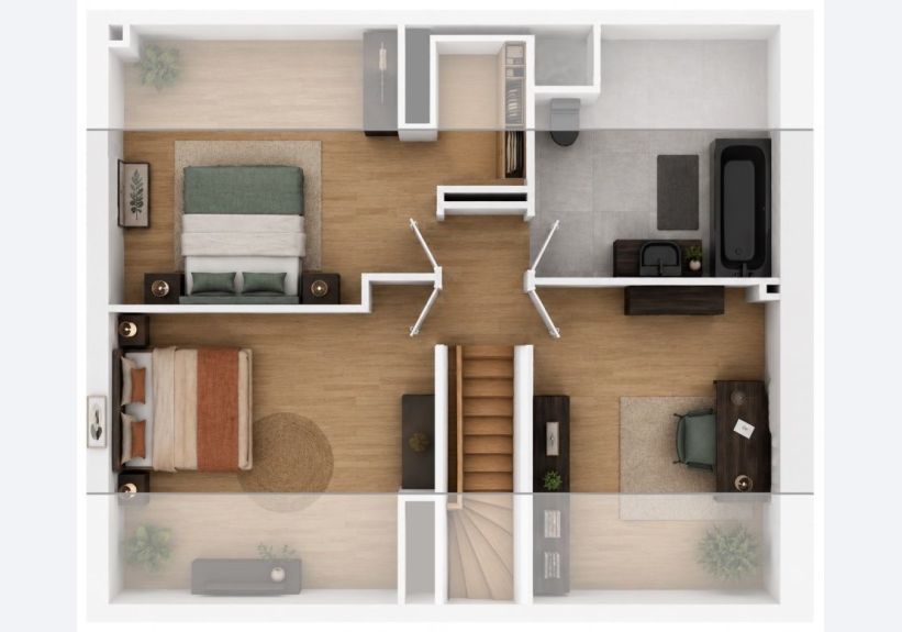 Image du modèle de maison etage_ax_5 - copie