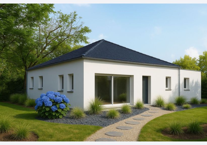Image du modèle de maison ax 11 4 pans sans garage